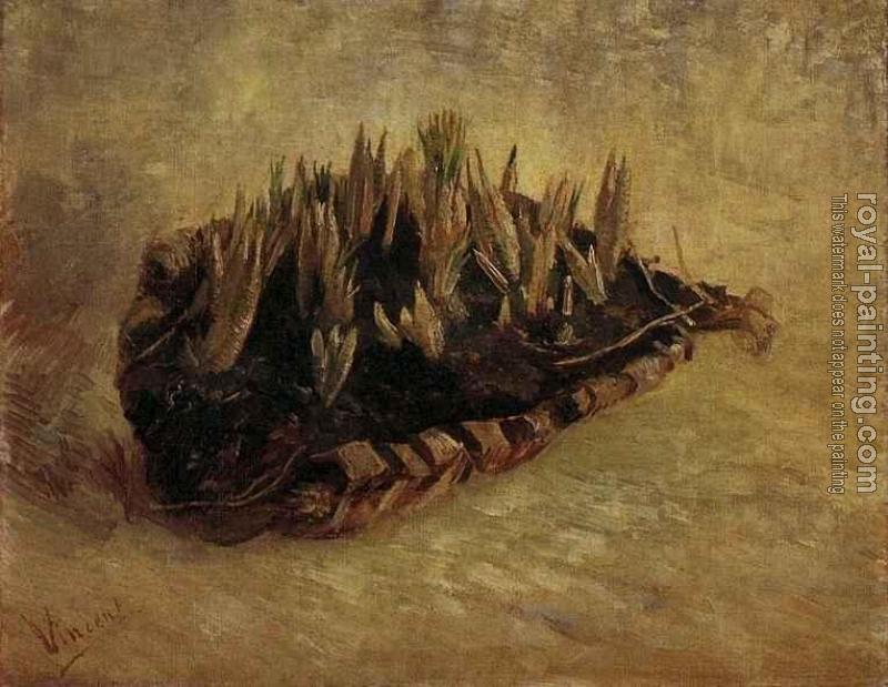 Vincent Van Gogh : Still Life with a Basket of Crocuses